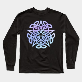 Pentagram. Celtic knot Long Sleeve T-Shirt